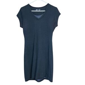 Horny Toad V-Neck Short Sleeve Knee Length Athletic Casual Dress Med #758